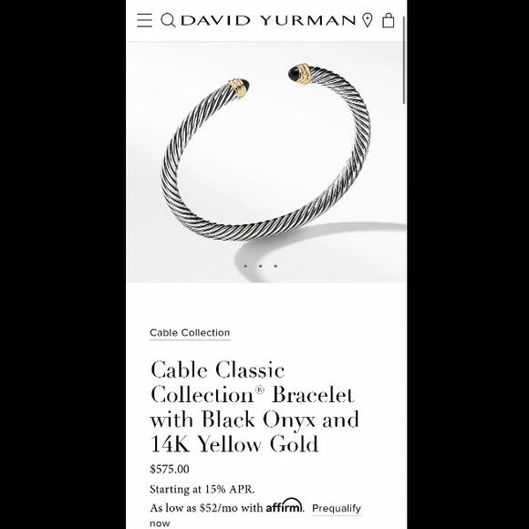 David Yurman Black Onyx Bracelet - Picture 5 of 5